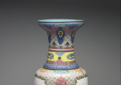 图片[3]-Vase with painted enamel decor, Qing dynasty (1644-1911)-China Archive